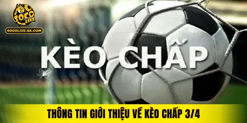 Thông tin giới thiệu về kèo chấp 3/4